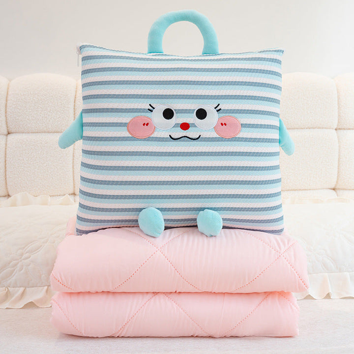 Cuddle pillow with lovable animal motif
