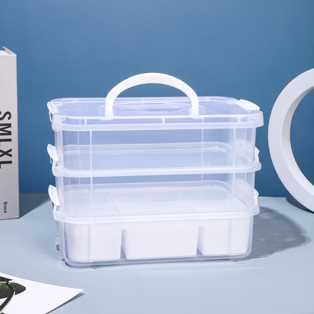 Stackable Multi-Compartment Storage Organizer Meso Living