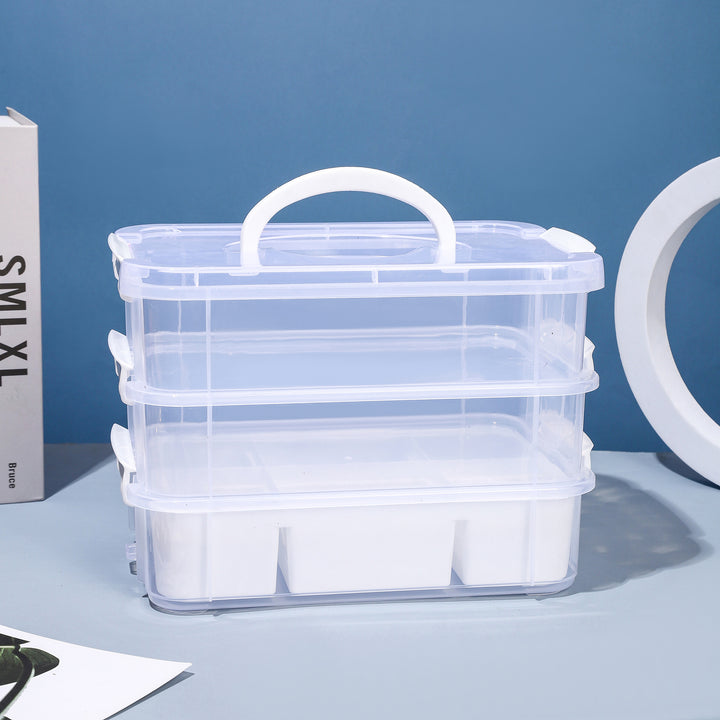 Stackable Multi-Compartment Storage Organizer Meso Living