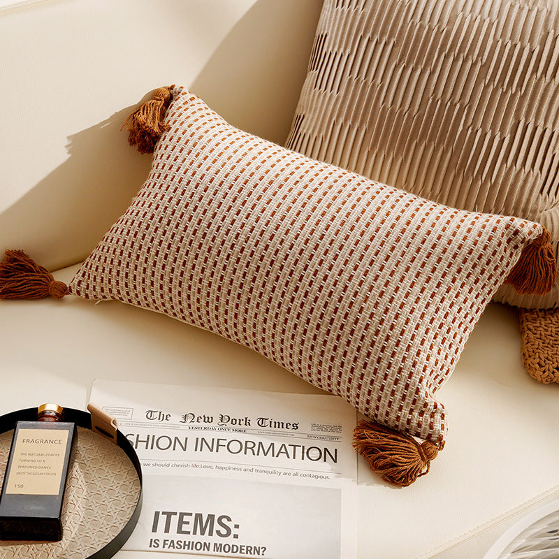 Structured Decorative Cushion Cover