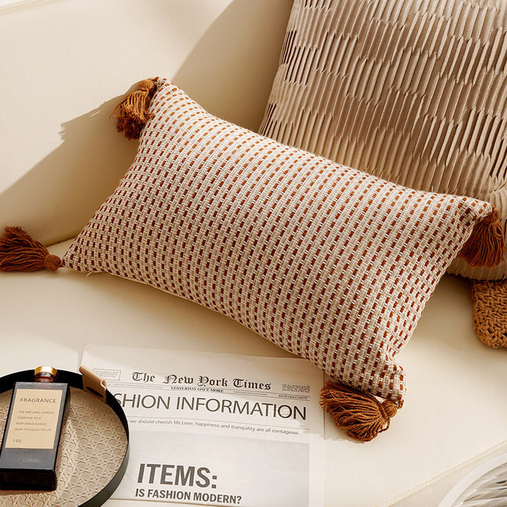 Structured Decorative Cushion Cover