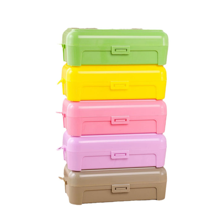 Compact Multi-Section Clear Organizer Box Meso Living