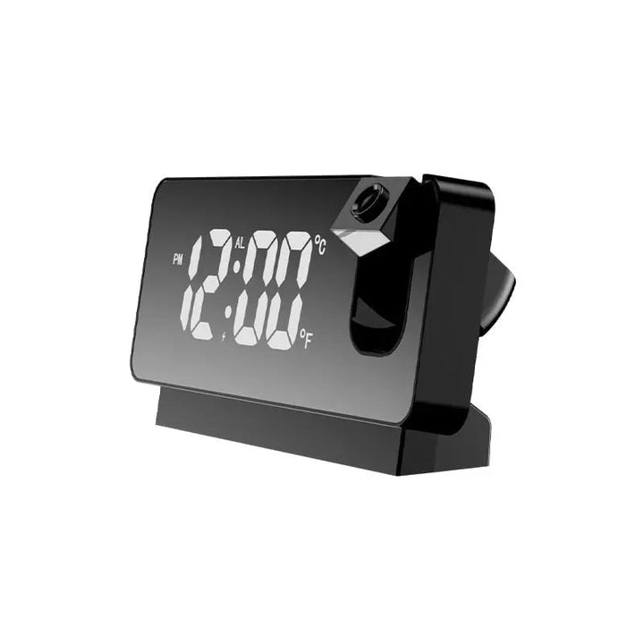 Projection alarm clock with mirror display and large LED screen