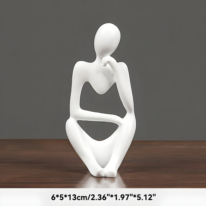 Abstract Thinker Sculpture Home Decor