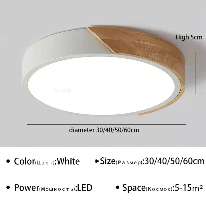 Modern LED Ceiling Light Macaron Chandelier