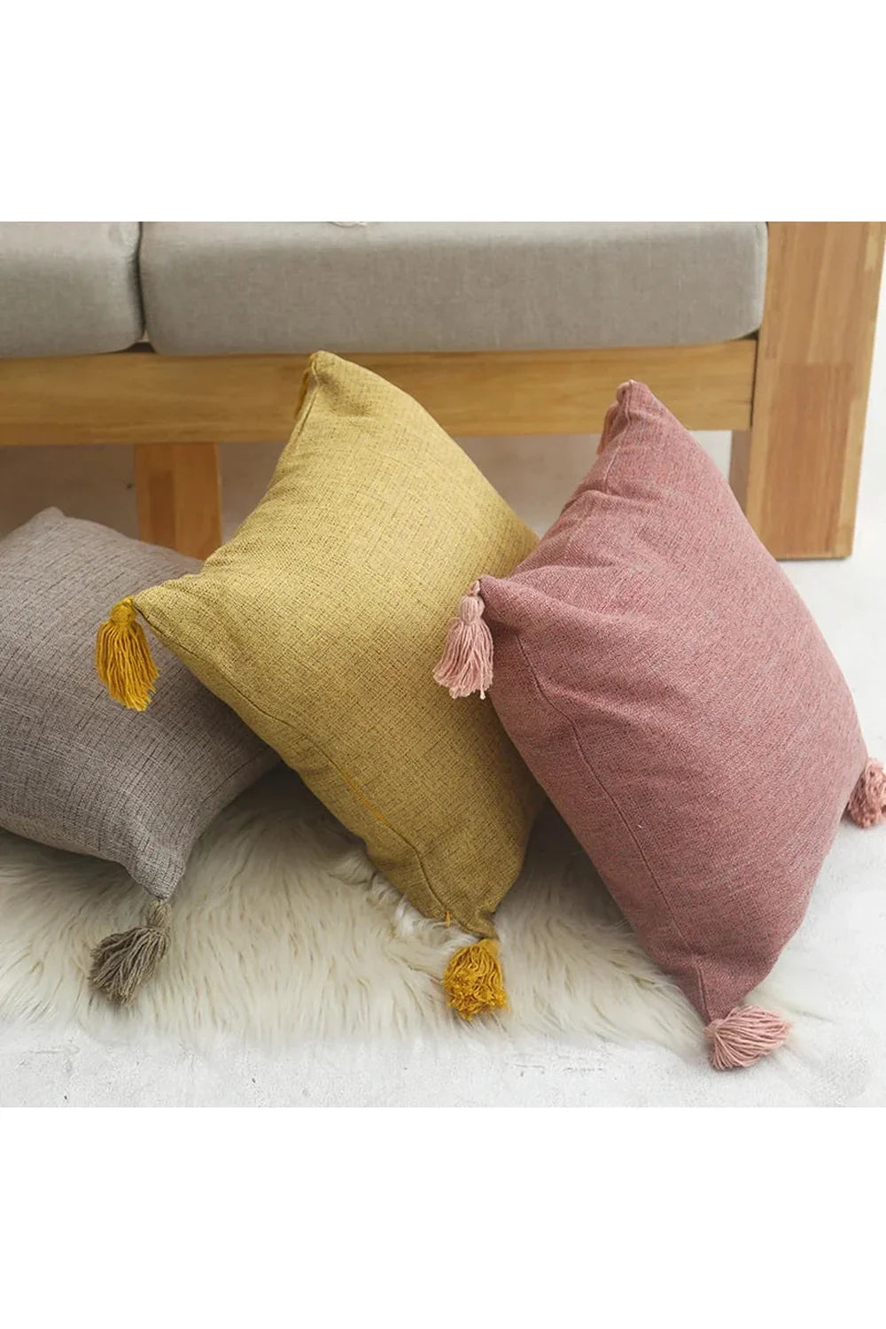 Lino Throw Pillow Cover