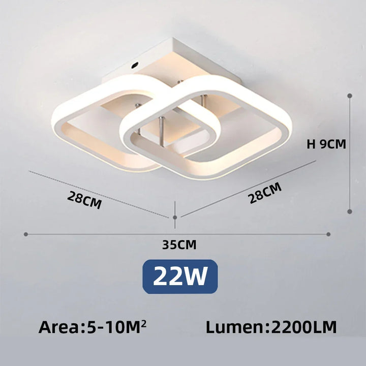 Ceiling Chandelier LED Corridor Ceiling Lamp for Kitchen Bedroom Living Balcony Aisle Lamp Home Decor Foyer Track Lights