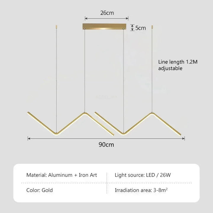 Modern LED Pendant Light – Smart Remote Control with Adjustable Brightness & Color Temperature for Dining Room, Living Room, and Bedroom