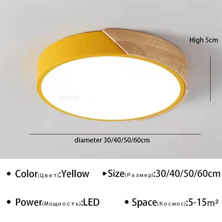 Modern LED Ceiling Light Macaron Chandelier