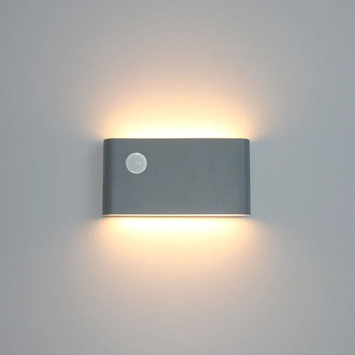Modern LED Outdoor Motion Sensor Waterproof Wall Lamp - Ideal for Garden, Courtyard, and Corridor Lighting