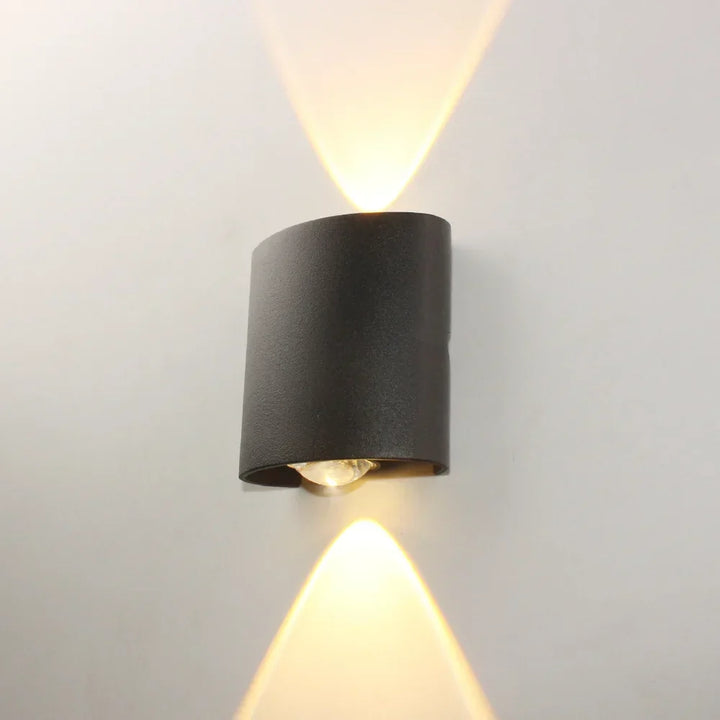 Body Motion Sensor Wall Light Waterproof Outdoor LED Wall Sconce Up Down Glowing Lamps Garden Yard Induction Corridor Wall Lamp