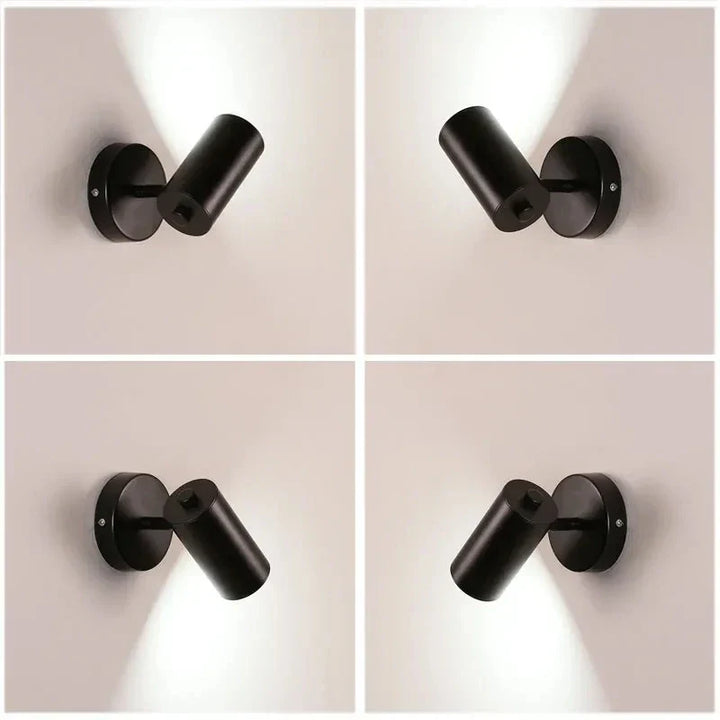 Modern Gold LED Wall Lamp – Adjustable Wall Sconce for Bedroom, Living Room, Bedside, and Indoor Decor
