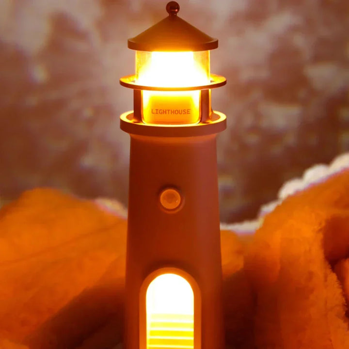 Moon Harbor Lighthouse Night Lamp