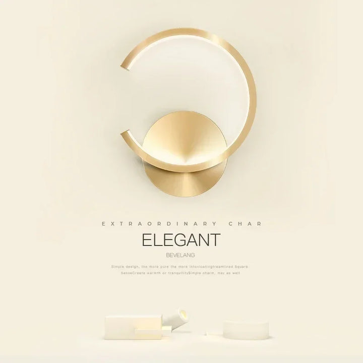 Modern LED Wall Lamp – Nordic Style Black, White, and Gold Wall Lighting for Living Room, Bedroom, Aisle, and Home Decor
