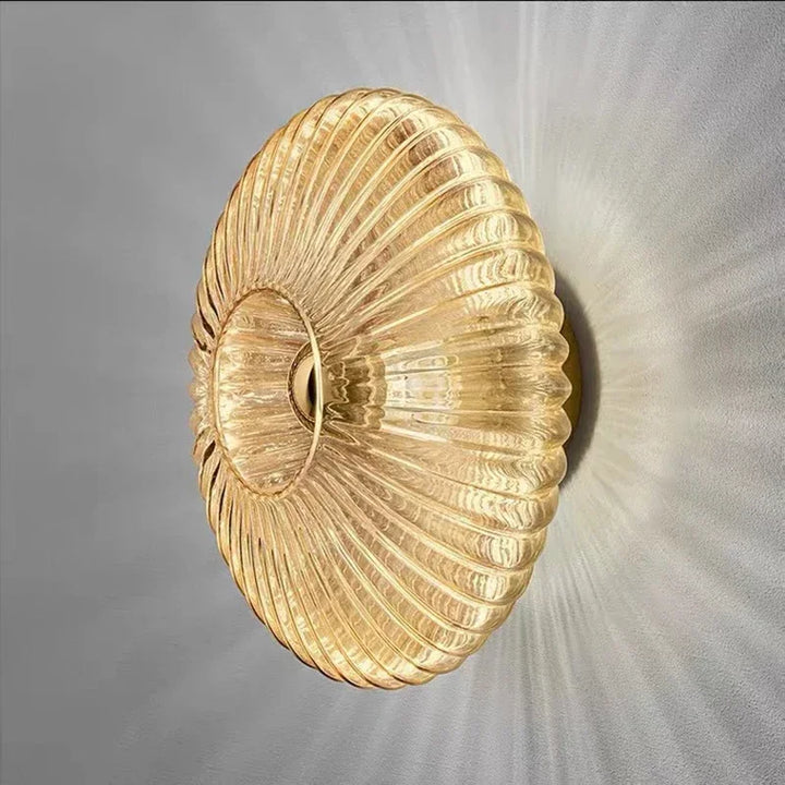 Modern Glass LED Wall Lamp – Ripple Design for Corridor, Aisle, Staircase, and Dining Room Backdrop
