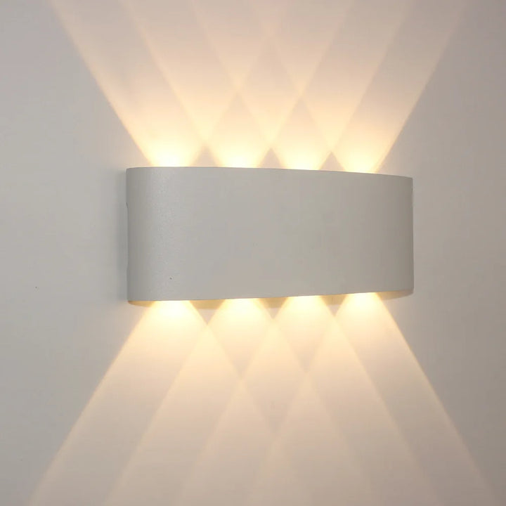 Body Motion Sensor Wall Light Waterproof Outdoor LED Wall Sconce Up Down Glowing Lamps Garden Yard Induction Corridor Wall Lamp