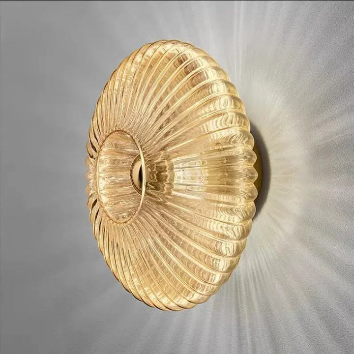 Modern Glass LED Wall Lamp – Ripple Design for Corridor, Aisle, Staircase, and Dining Room Backdrop