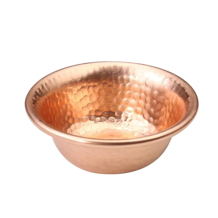 Nepalese pure copper water preparation bowl handmade hammer pattern holy water bowl for Buddha Buddhism accessories