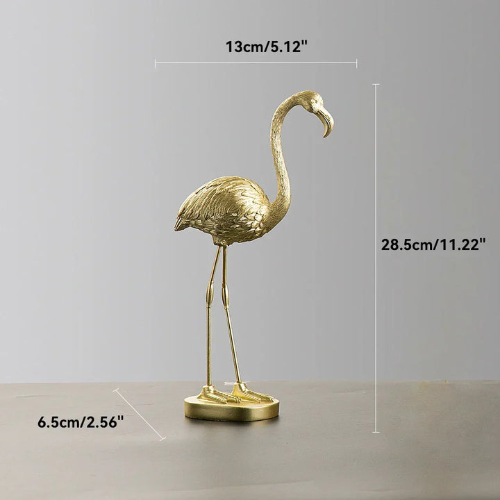 Nordic Flamingo Figurine Figure Statue Sculpture Living Room Office Wedding Party Ornaments Home Decor Decoration Accessories