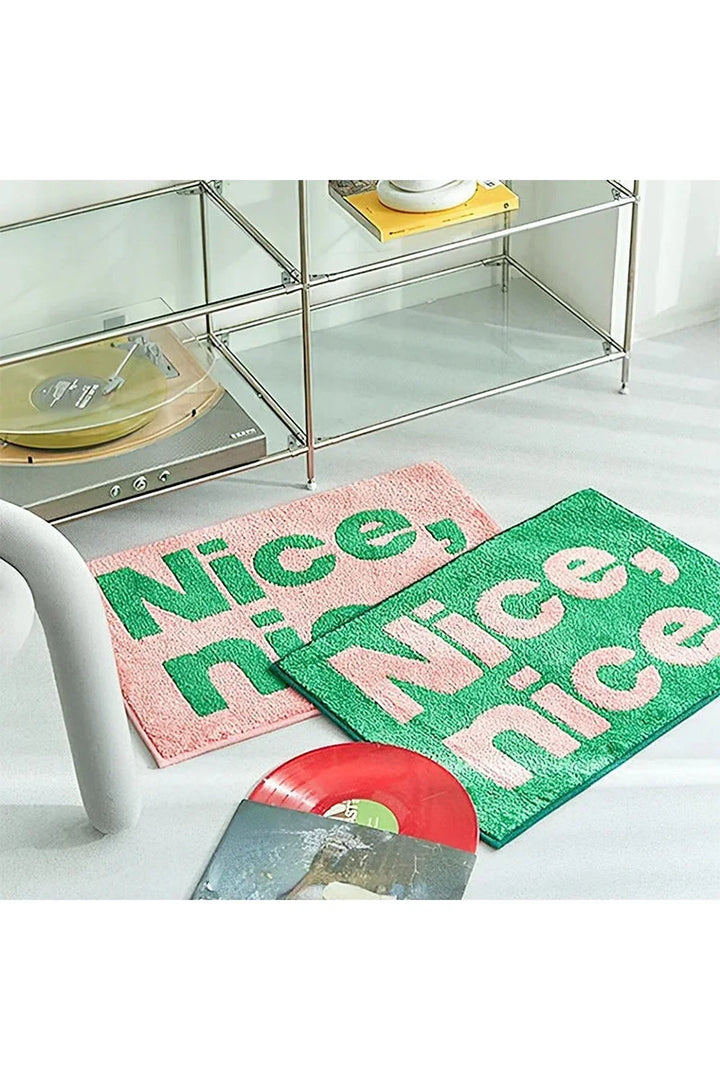 minimalist area rug