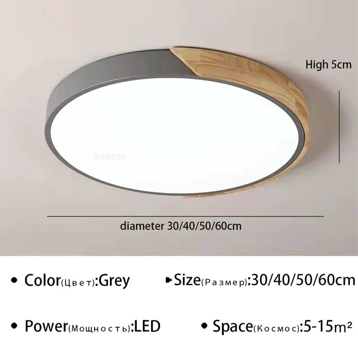 Modern LED Ceiling Light Macaron Chandelier