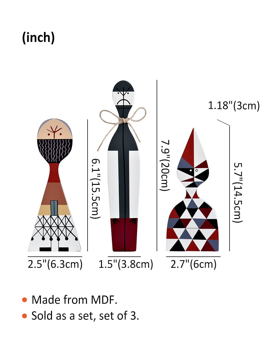 Handcrafted Wooden Figures