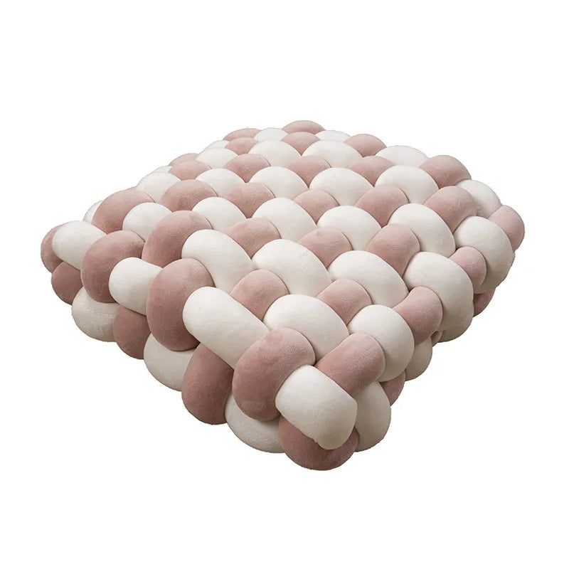 Chunky Woven Knot Cushion