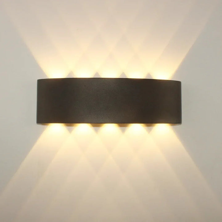 Body Motion Sensor Wall Light Waterproof Outdoor LED Wall Sconce Up Down Glowing Lamps Garden Yard Induction Corridor Wall Lamp