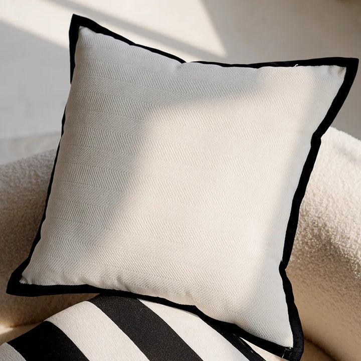 Luxury Embroidered Decorative Cushion with Horse Print for Sofa and Living Room