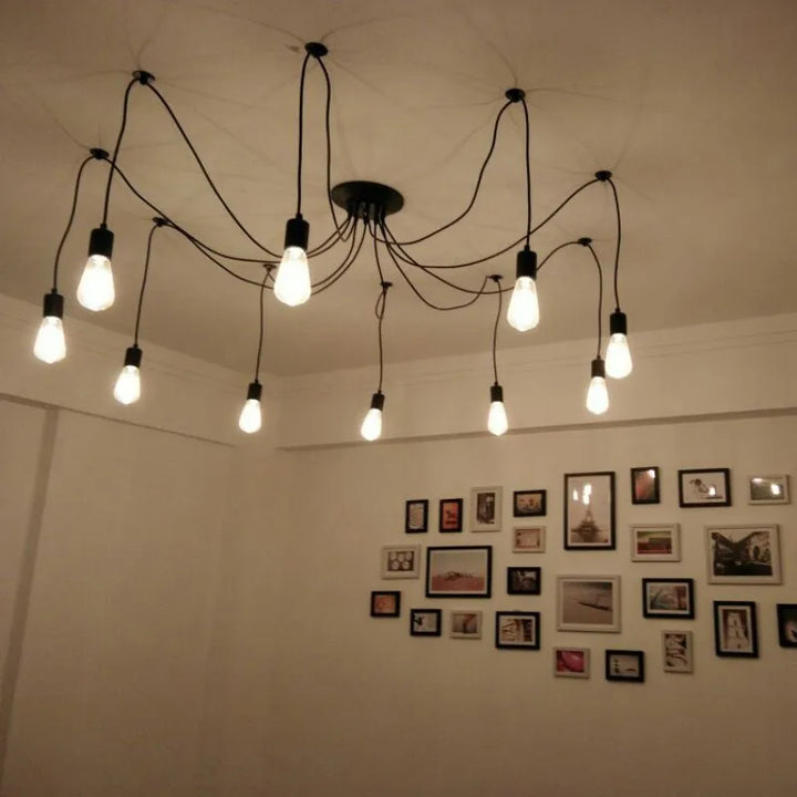 DIY Pendant Lights: Modern Retro Chandelier for Stylish Home Decor