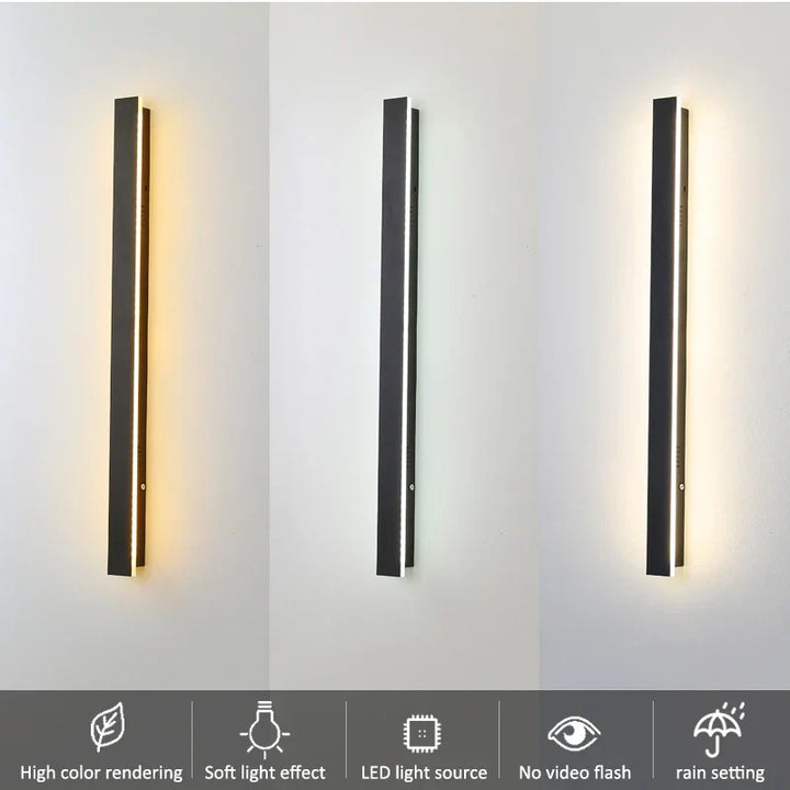 LED Long Wall Lamp Waterproof IP65 Outdoor