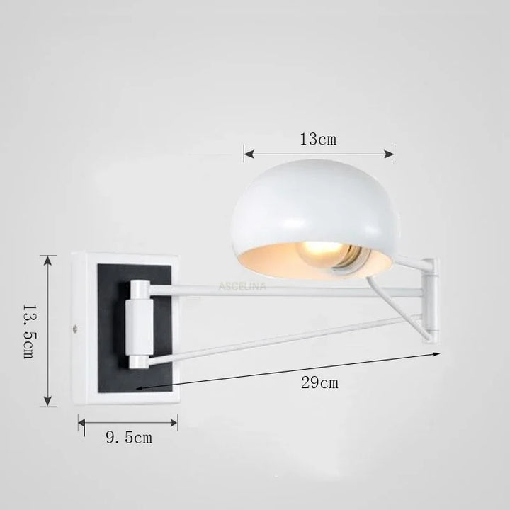 Modern Foldable LED Wall Lamp – Retractable Eye-Protective Wall Light for Bedroom, Study, Living Room, and Bathroom