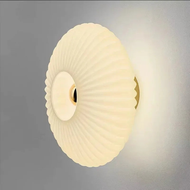 Modern Glass LED Wall Lamp – Ripple Design for Corridor, Aisle, Staircase, and Dining Room Backdrop