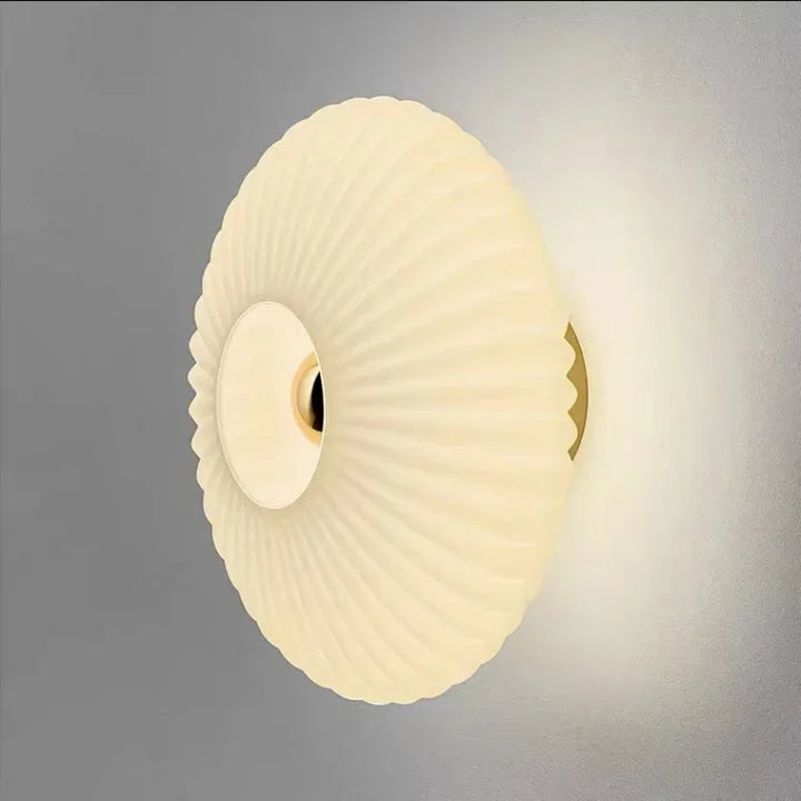Modern Glass LED Wall Lamp – Ripple Design for Corridor, Aisle, Staircase, and Dining Room Backdrop