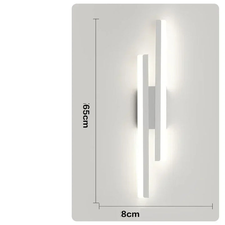 LED Bedroom Wall Lamp Wall Acrylic Lampshade Indoor Lighting for Living Room Corridor Light Fixture 50cm 16W