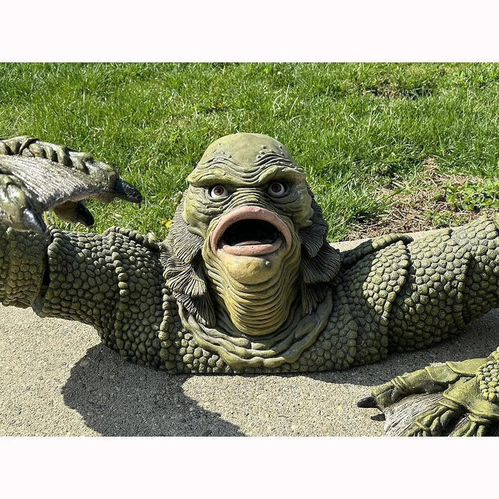 Kreatur The Black Lagoon Grab sculptures Figure Garden building Outdoor ornaments Monster Statue Man Halloween Decoration