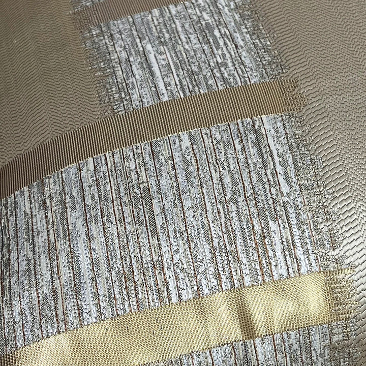 Shiny Golden Silver Stripe Jacquard Cushion Cushion Covers 45x45cm Pillow Cases Square Cover For Sofa Throw Cushions Light Luxury Nordic Home Decor