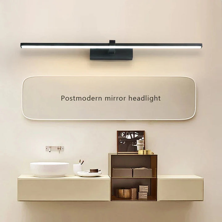 Modern LED Wall Light for Bathroom – 3-Color Adjustable Light Aluminum LED Mirror Lamp for Makeup and Bathing