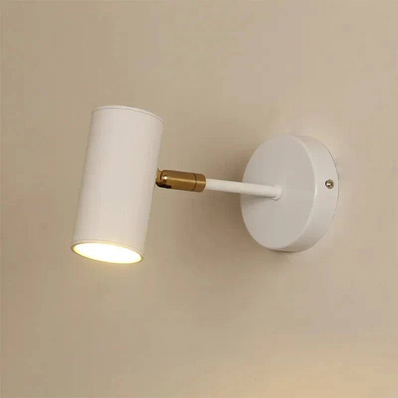 Modern Gold LED Wall Lamp – Adjustable Wall Sconce for Bedroom, Living Room, Bedside, and Indoor Decor