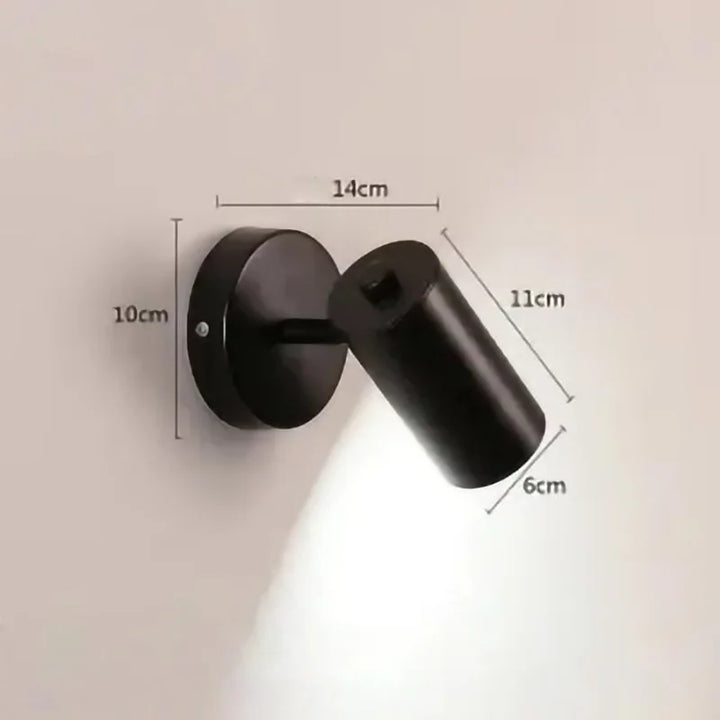 Modern Gold LED Wall Lamp – Adjustable Wall Sconce for Bedroom, Living Room, Bedside, and Indoor Decor