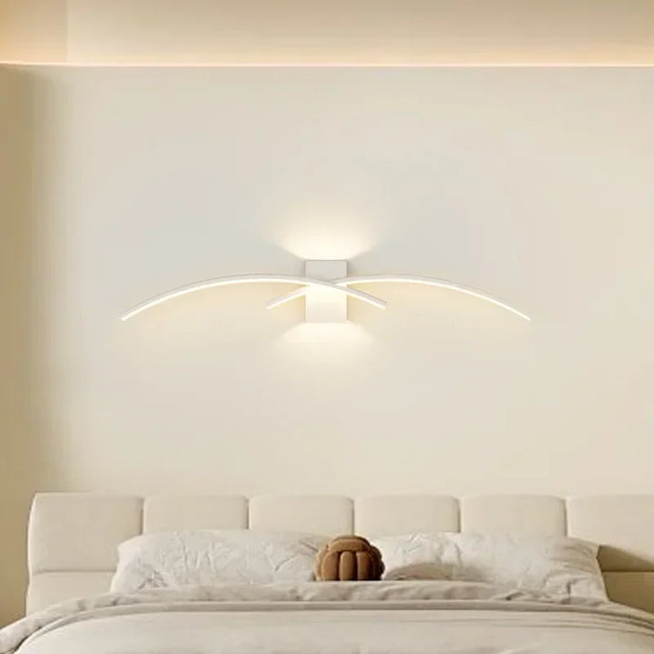 Modern LED Wall Lamp – Dimmable Up & Down Wall Sconce for Bedroom, Living Room, and Indoor Spaces