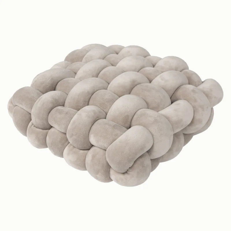 Chunky Woven Knot Cushion