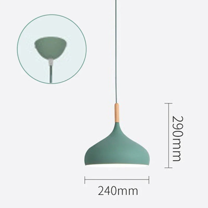 LED Iron Chandelier Pendant Lamp - Vintage Hanging Light