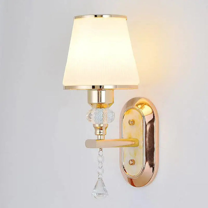 Modern LED Wall Lamp with Glass Lampshade | Wall Sconces