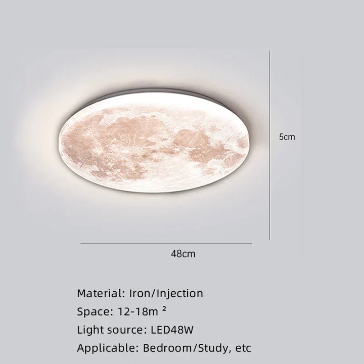 Moon Surface Artistic Modern Ceiling Lamp