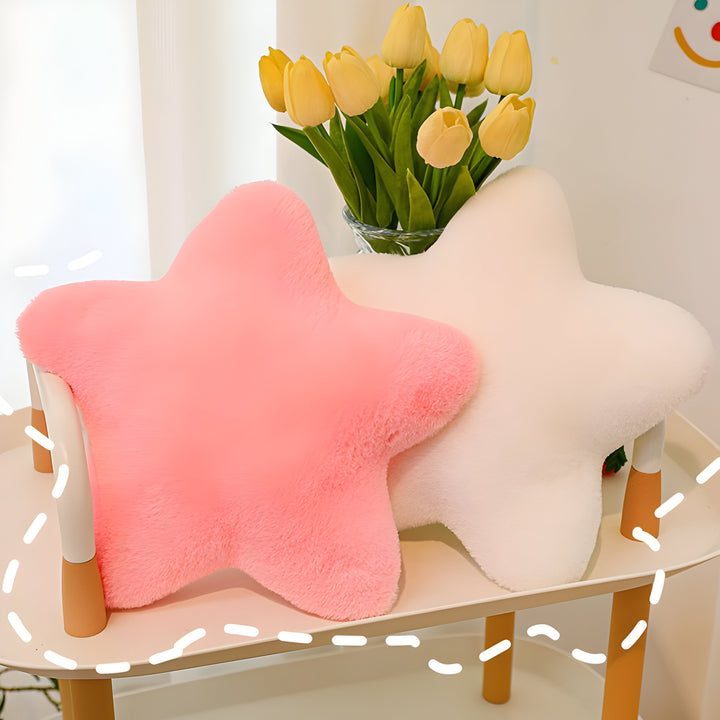 StellarHug Cushion - Decorative Star-Shaped Pillow