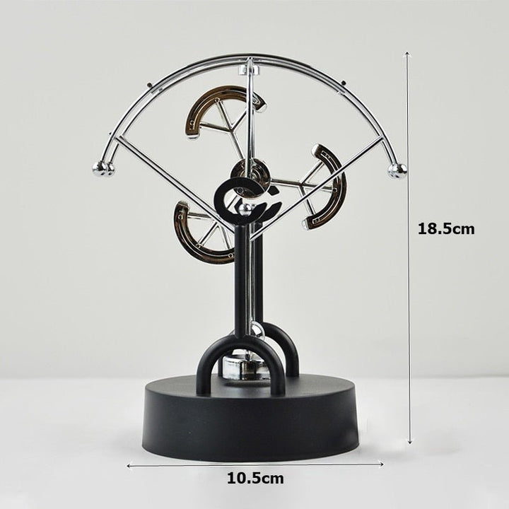 Ball Rotating Perpetual Motion Pendulum Interactive Ornament