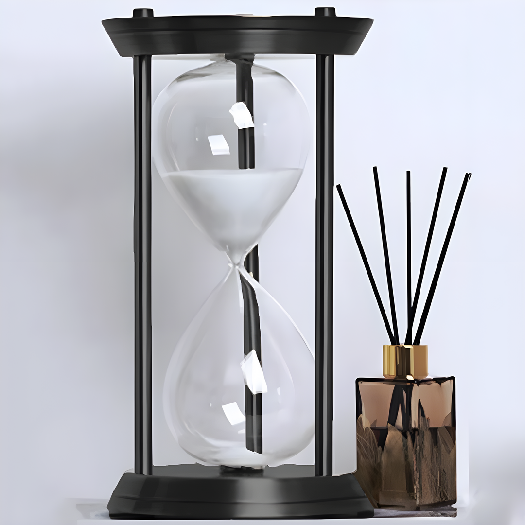 Retro Metal Hourglass