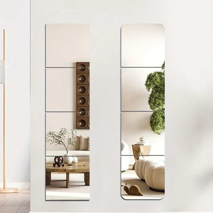 AcrylicSafe Mirrors Set – Stylish and Break-resistant Mirrors