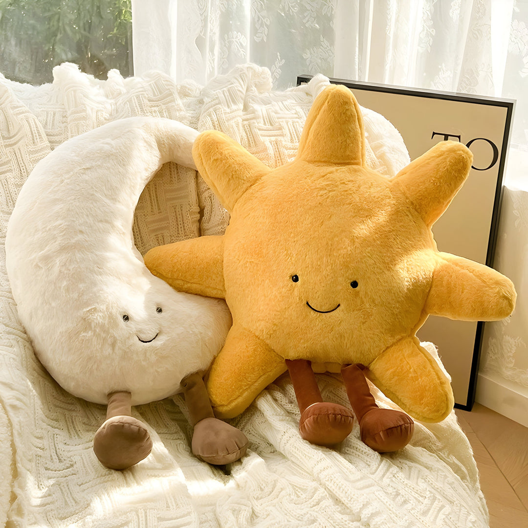 CloudMoon Cushion - Soft Moon and Sun Tatami Cushion